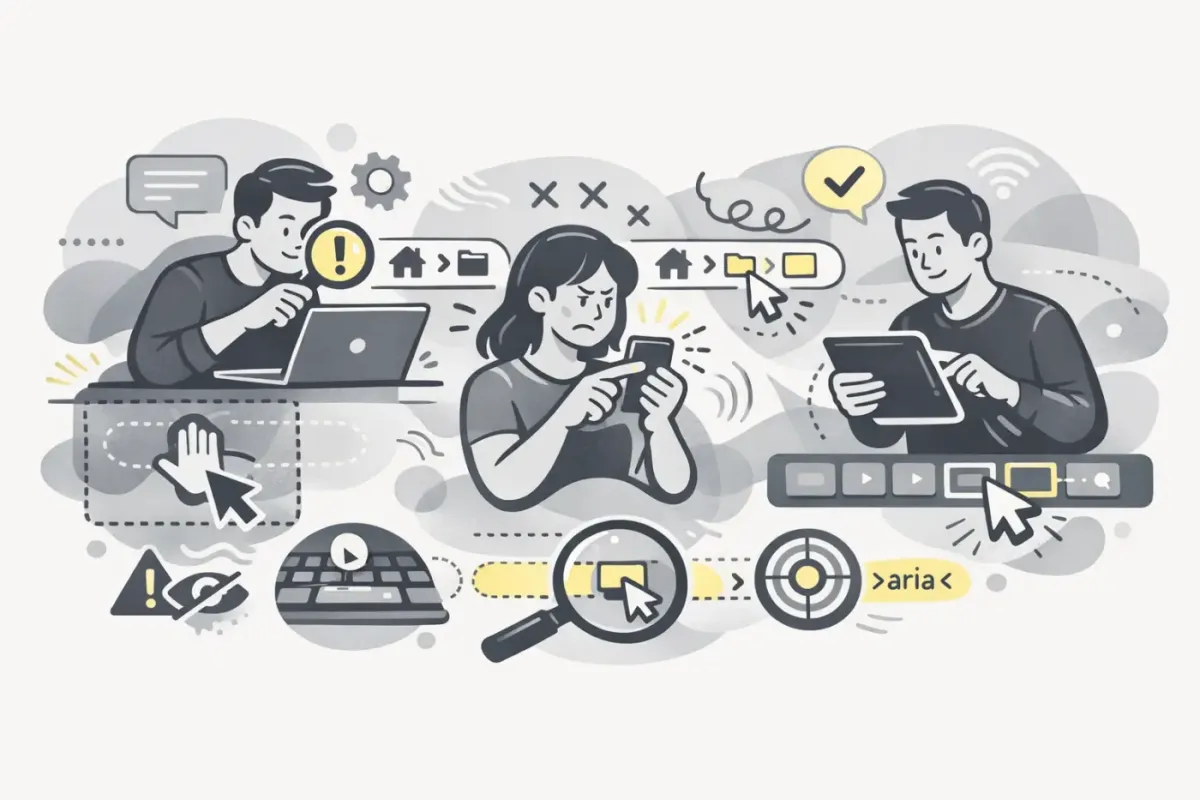 Breadcrumbs : le détail qui flingue l’accessibilité (et que tu ne vois pas à la souris)