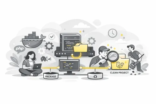 Dev de package Laravel : arrête de débugger un “projet hôte sale”