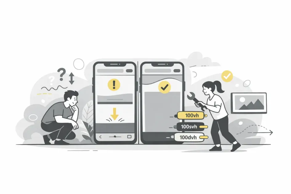 iOS Safari et le faux 100vh : pourquoi ton layout saute quand la barre ...