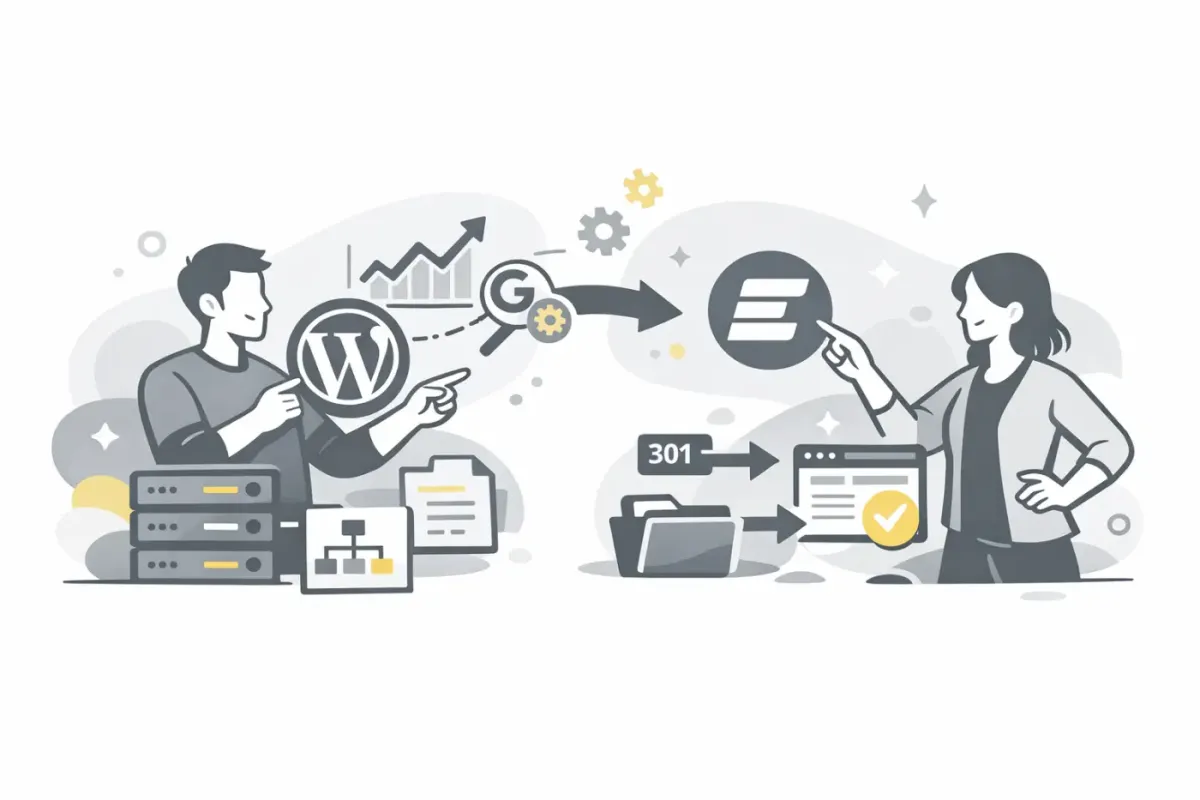 Migrer WordPress vers EmDash sans disparaître de Google (oui, ça arrive vite)