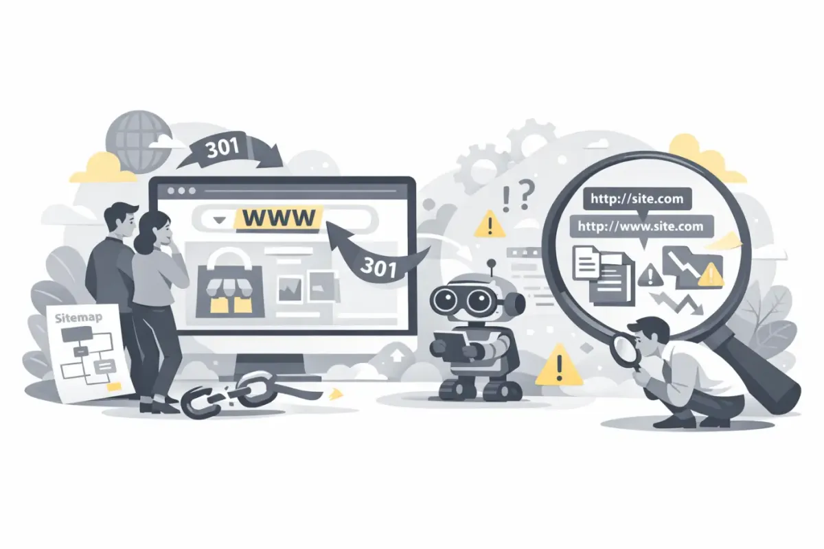 Shopify : j’ai juste forcé le www… et Google a « oublié » toutes mes pages