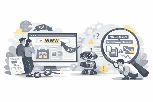 Shopify : j’ai juste forcé le www… et Google a « oublié » toutes mes pages