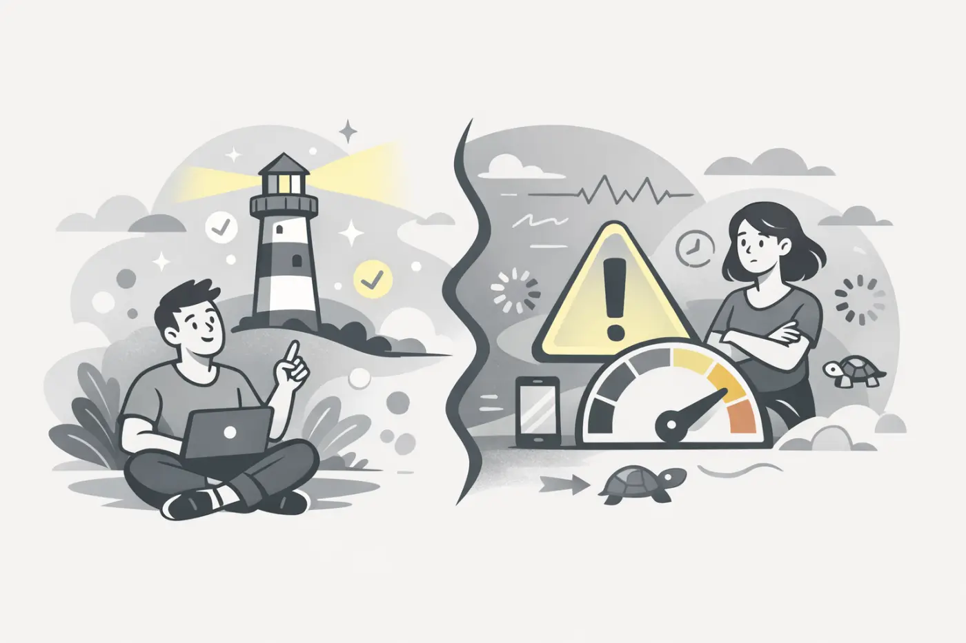Lighthouse est au vert, GSC te met au rouge : arrête de te mentir sur les Core Web Vitals